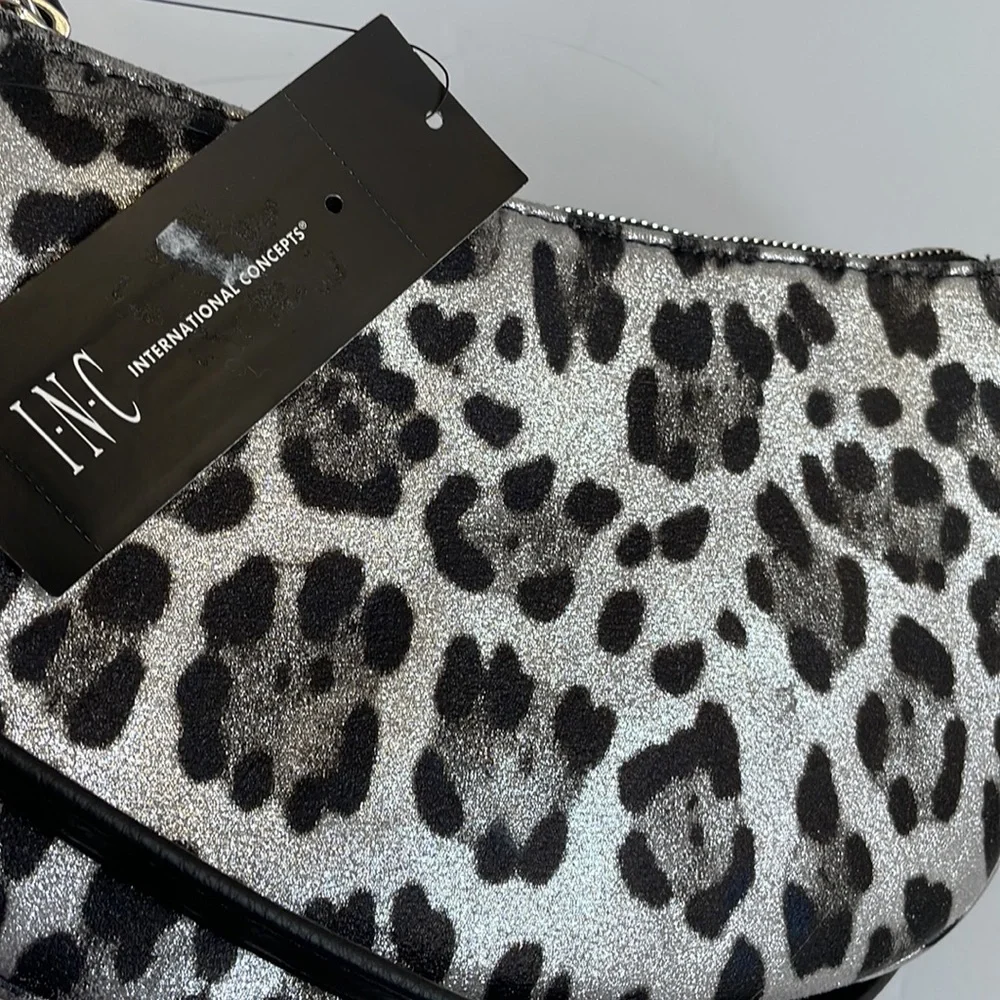 INC International Concepts cheetah print small evening bag or makeup bag